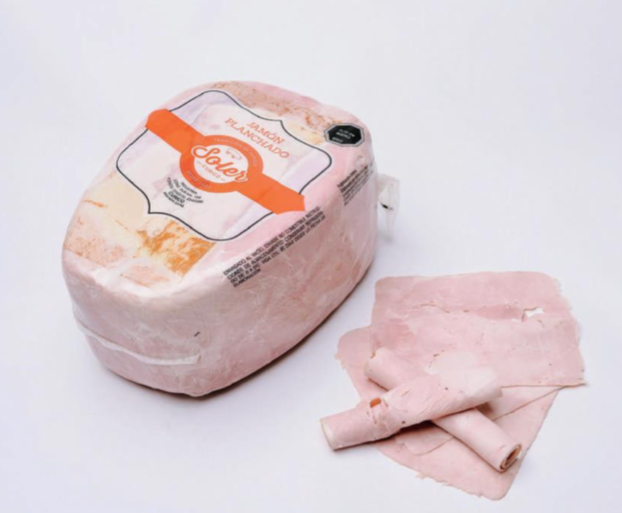 Jamón planchado pieza